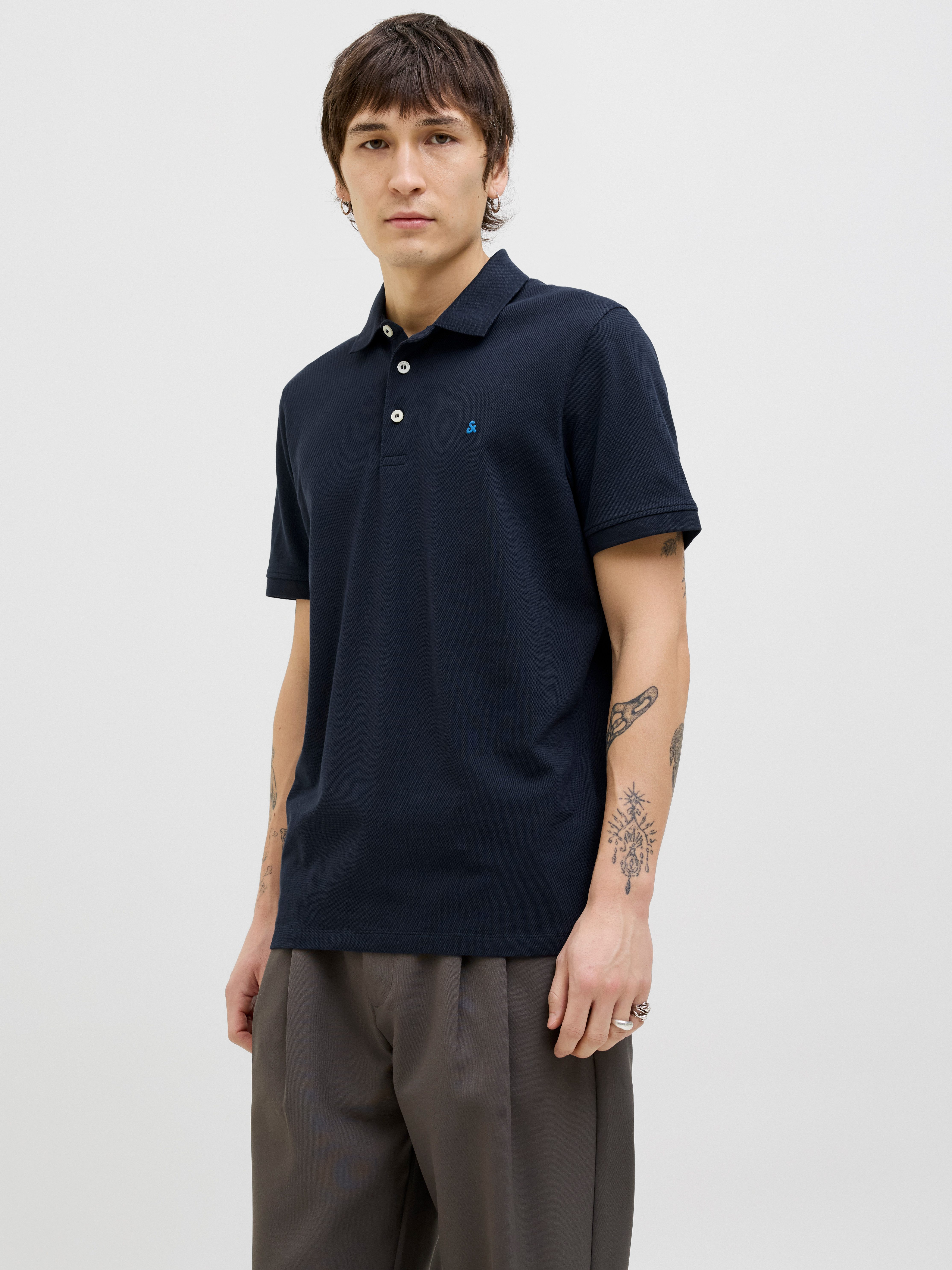 Jack & Jones Poloshirt "JJEPAULOS POLO SS NOOS", mit Logo Stickerei günstig online kaufen