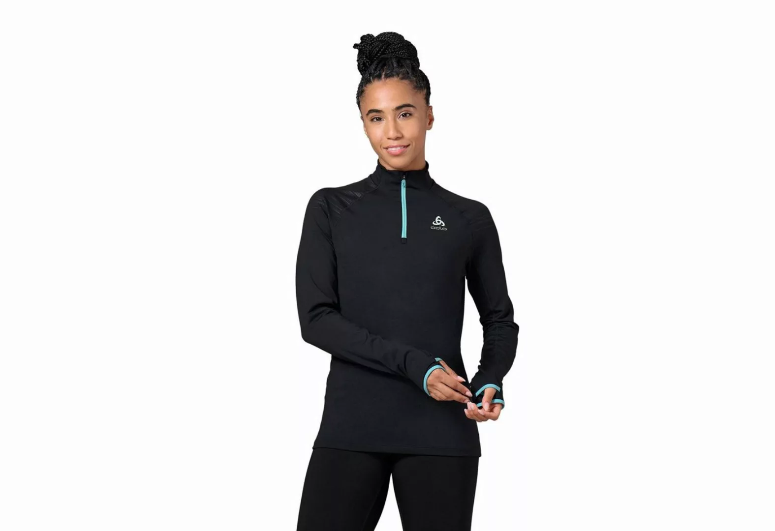 Odlo Strickfleece-Pullover Damen X-Alp Ceramiwarm Mid Layer mit Halbreiẞver günstig online kaufen