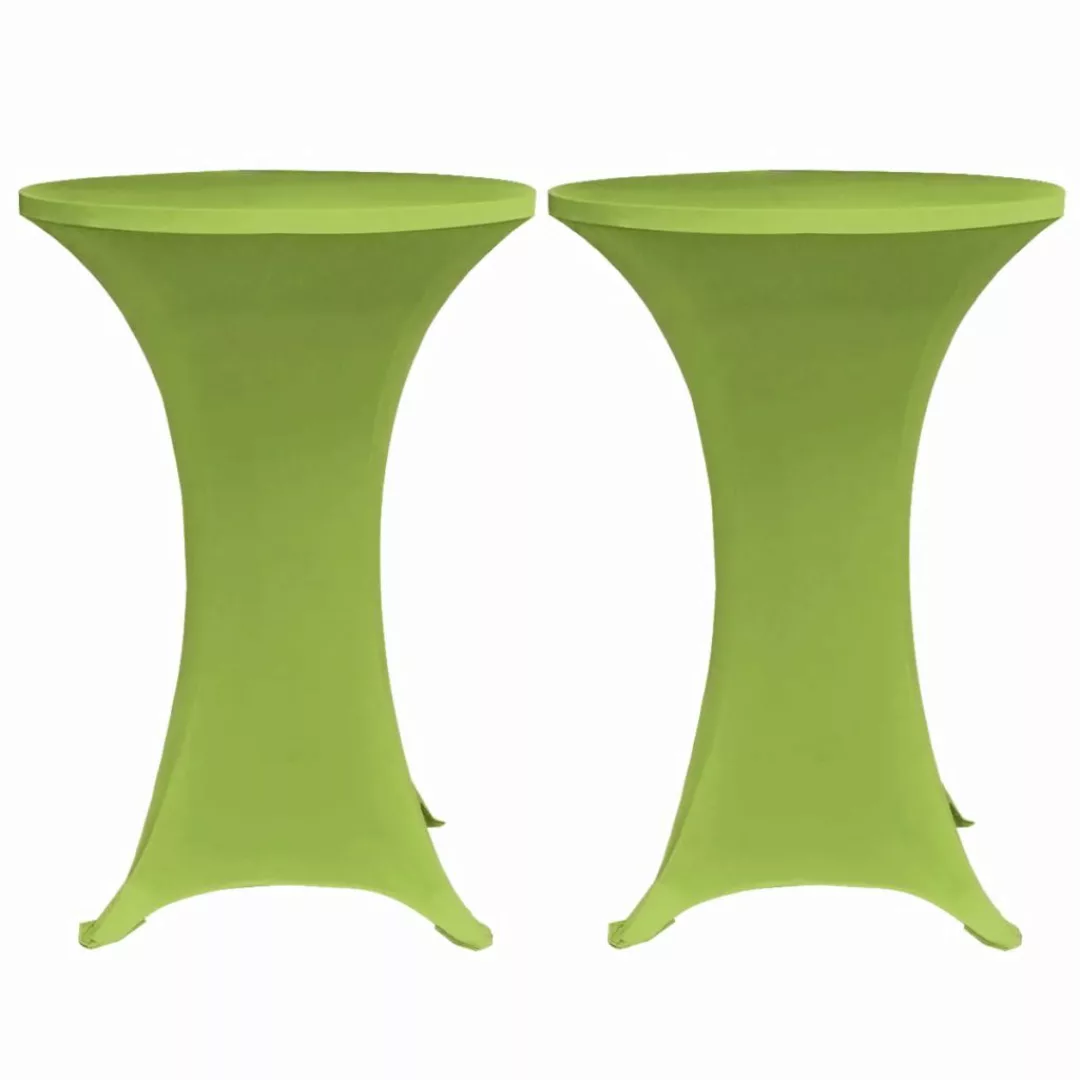 Stretch Tischhusse 2 Stk 60 Cm Grün günstig online kaufen