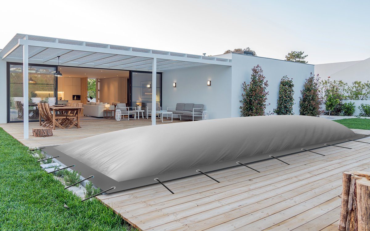 AirDeluxe Pool-Abdeckplane (Profi-Qualität) Rechteckige aufblasbare Poolpla günstig online kaufen