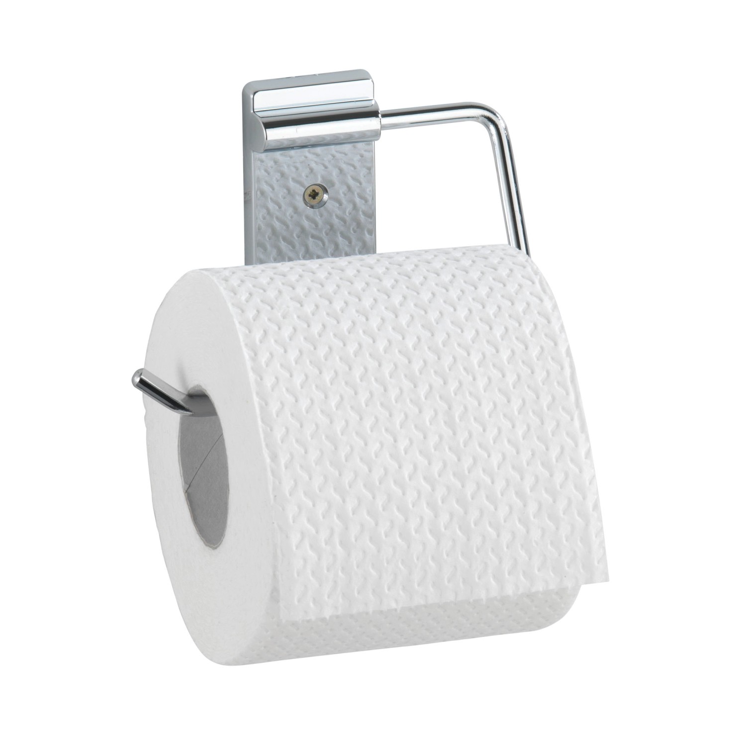 Wenko Toilettenpapierhalter Basic Edelstahl inkl. Befestigungsmaterial günstig online kaufen