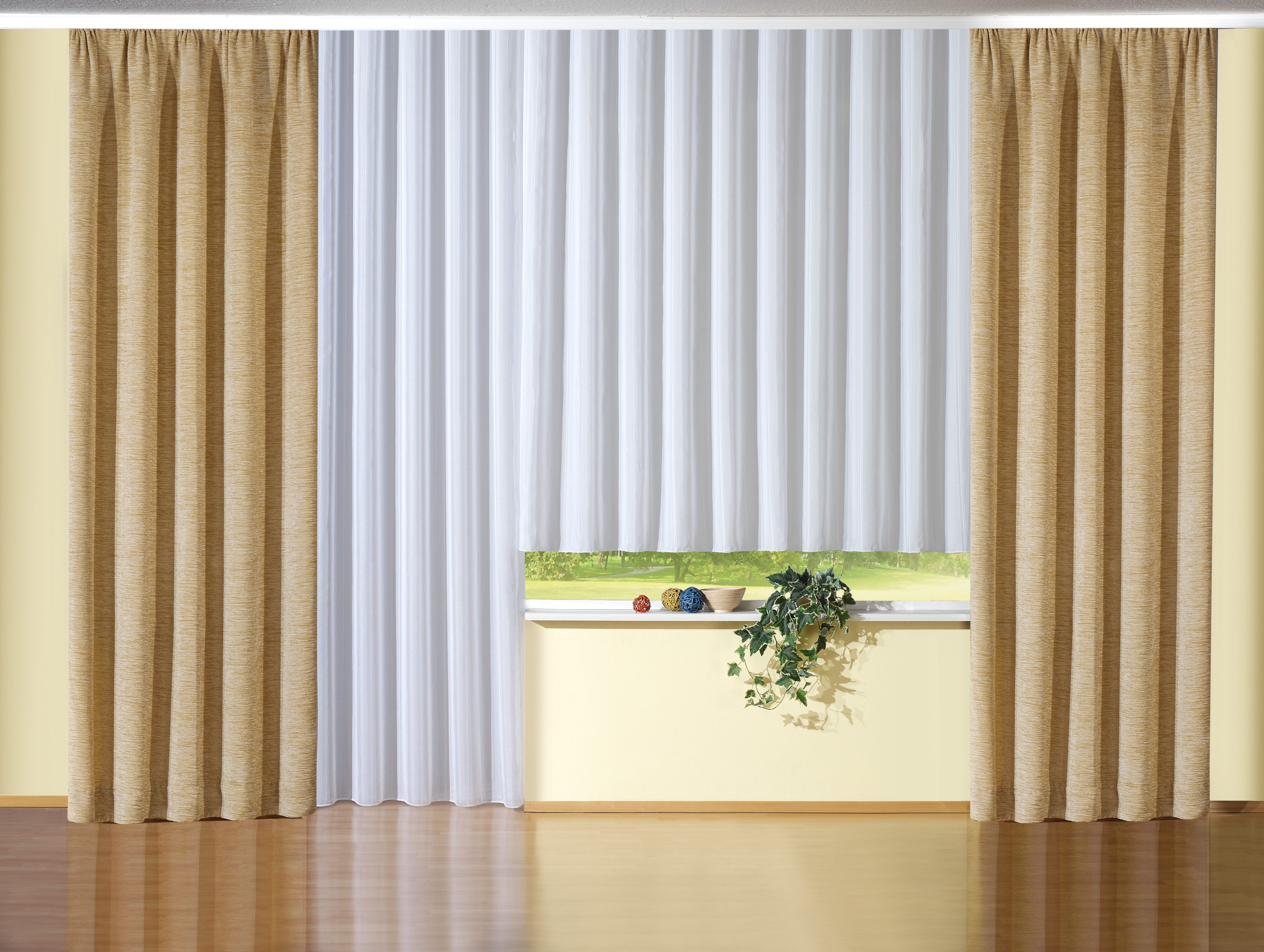 Wirth Vorhang Trondheim 328 g/m², Kräuselband günstig online kaufen
