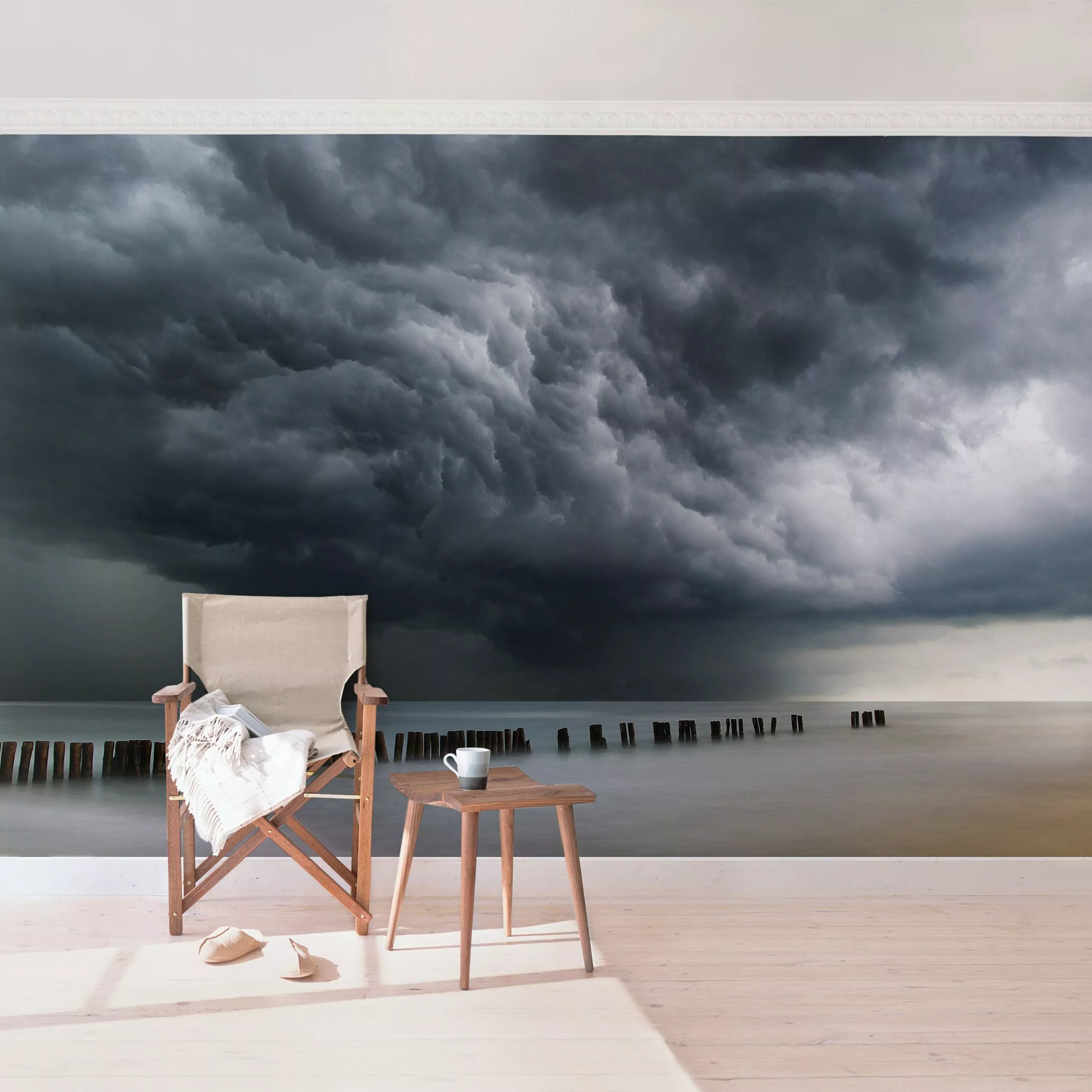 Fototapete Sturmwolken über der Ostsee günstig online kaufen