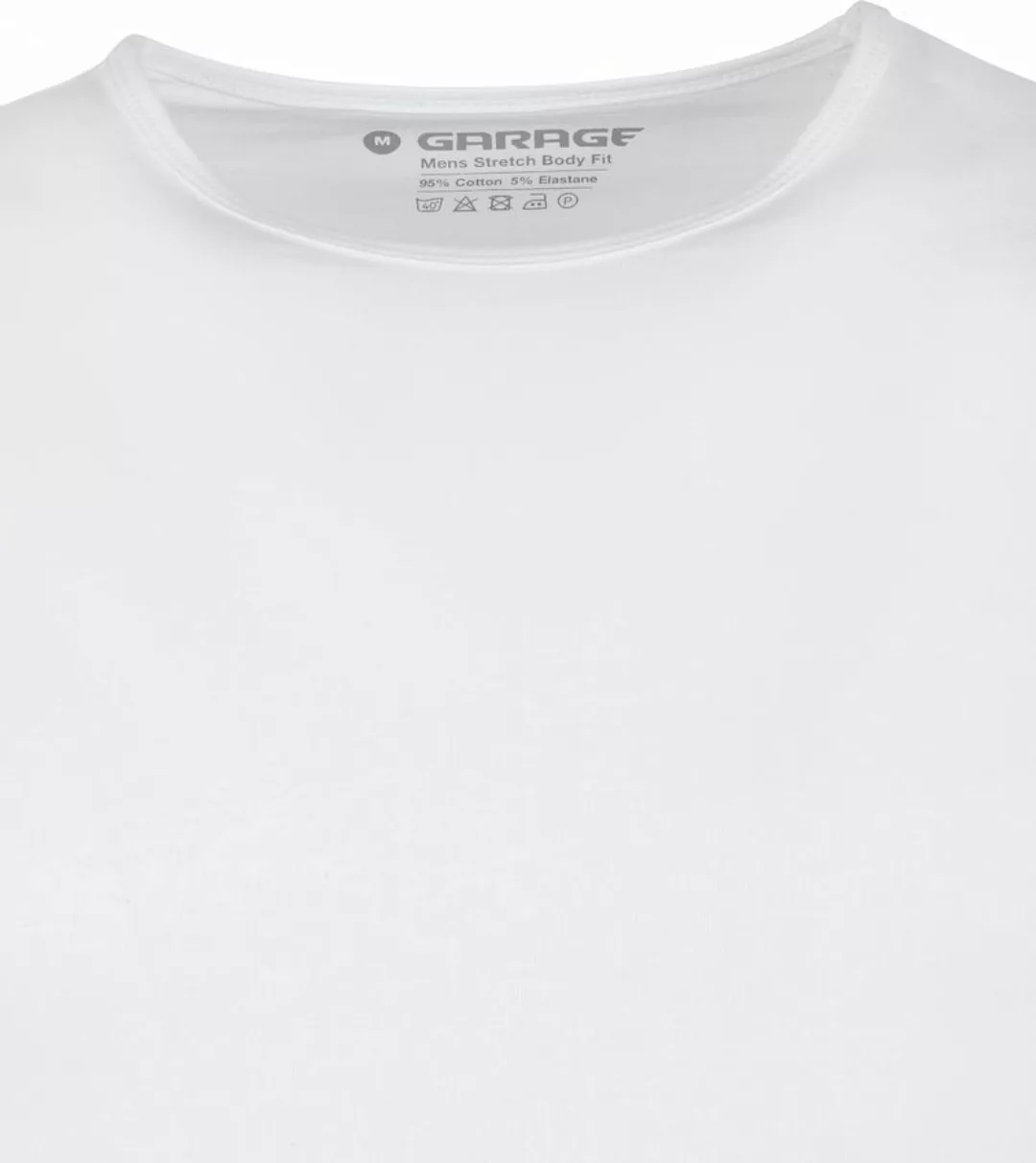 Garage Basic Longsleeve T-Shirt Stretch Weiß - Größe XXL günstig online kaufen