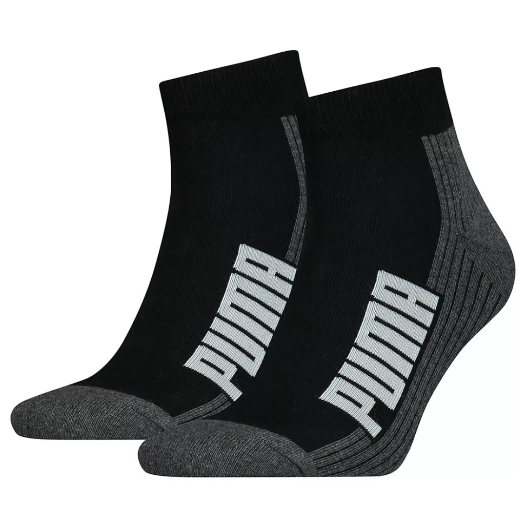 Puma Bwt Cushioned Quarter Socken 2 Paare EU 39-42 Black / White günstig online kaufen