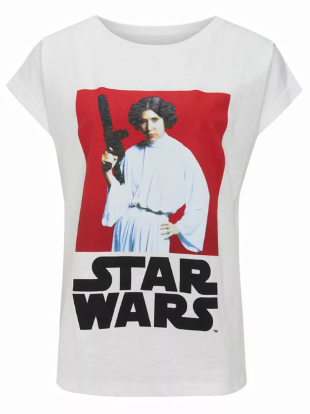 Recovered T-Shirt Star Wars Princess Leia GOTS zertifizierte Bio-Baumwolle günstig online kaufen