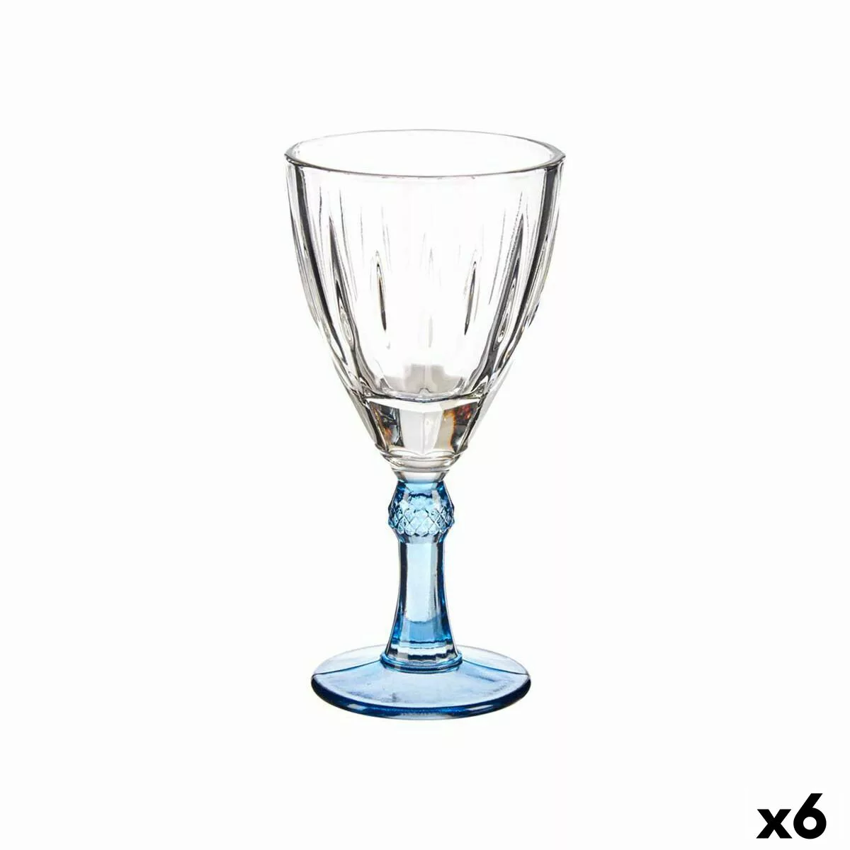 Weinglas Exotic Kristall Blau 6 Stück (275 Ml) günstig online kaufen
