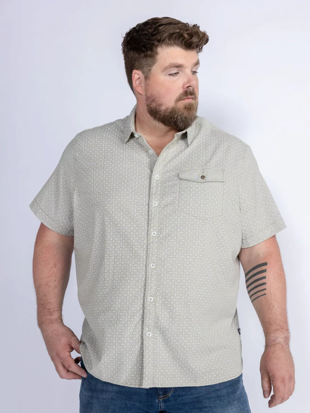 Petrol Industries Kurzarmhemd "Men Shirt Short Sleeve AOP" günstig online kaufen