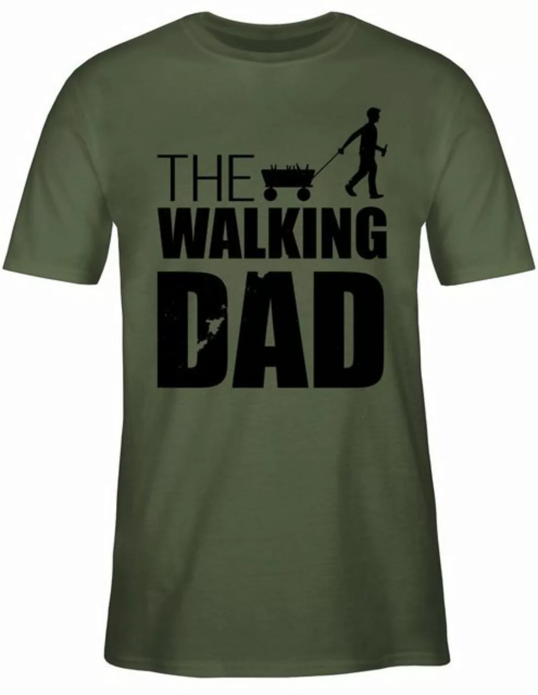 Shirtracer T-Shirt The Walking Dad - Bollerwagen Bier Papa günstig online kaufen