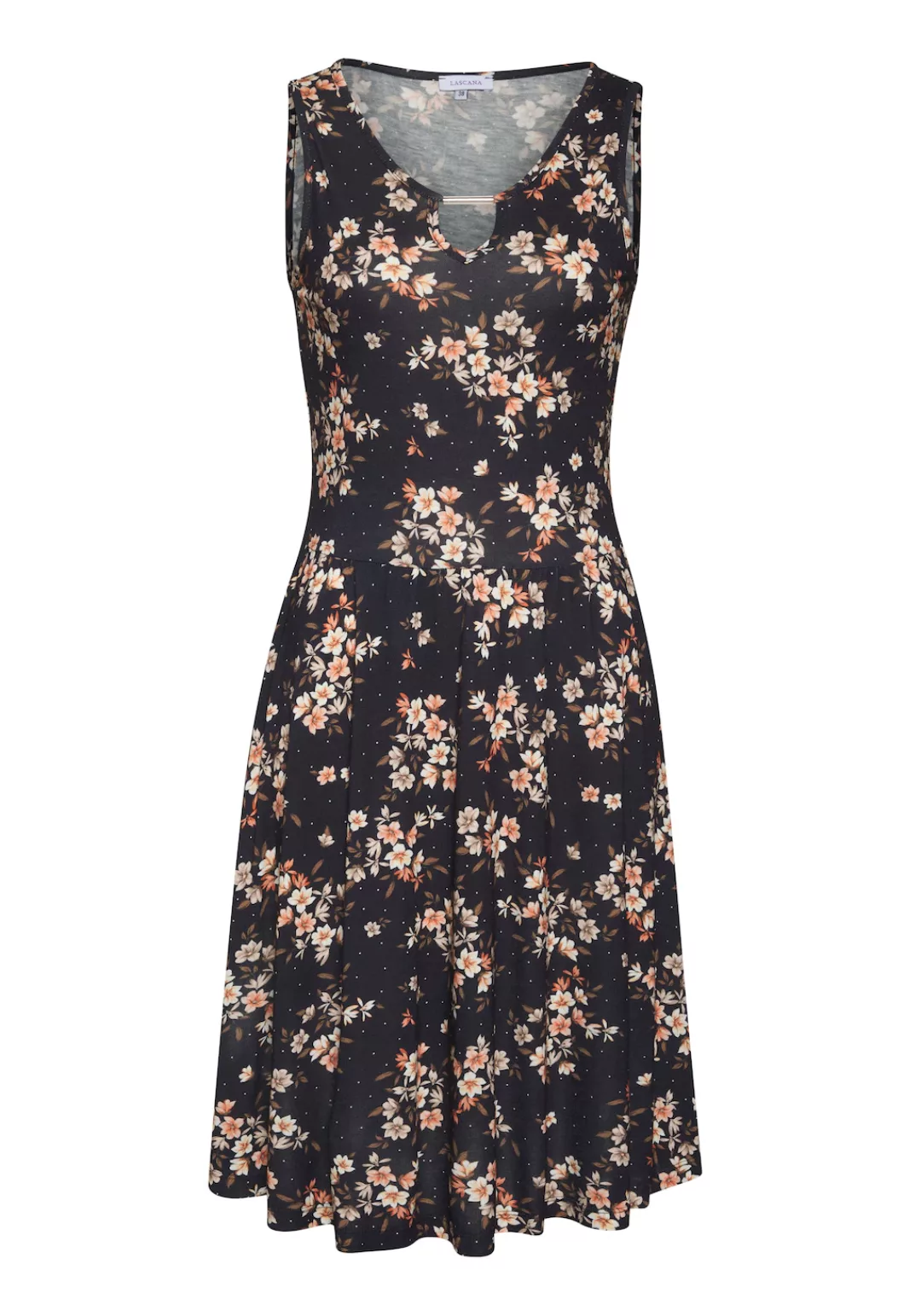 LASCANA Jerseykleid, mit Blumendruck, Sommerkleid günstig online kaufen