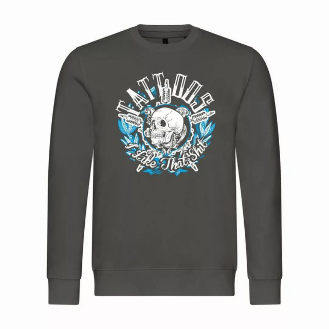 deinshirt Rundhalspullover Herren Pullover Tattoos i like that shit Mit Pri günstig online kaufen