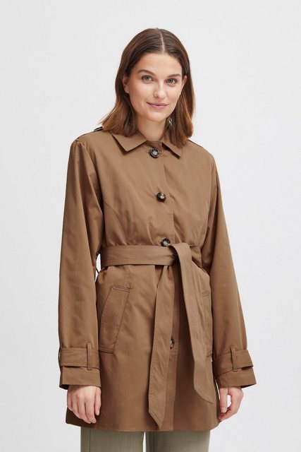 b.young Cabanjacke BYAMONA TRENCH COAT 3 - cooler Trenchcoat mit Gürtel günstig online kaufen