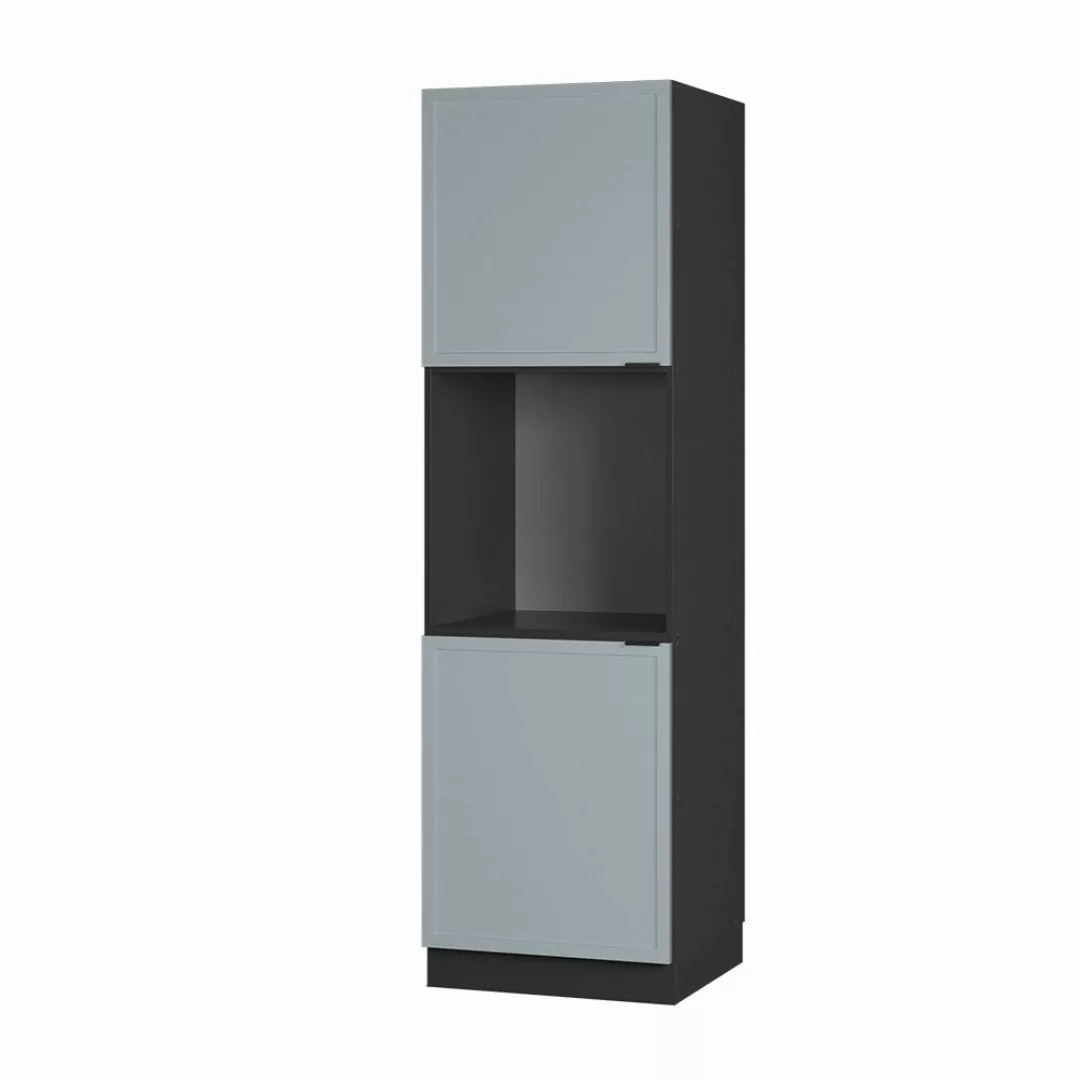Vicco Herdumbauschrank Fame-Line, Hellblau-grau/Anthrazit, 60 cm günstig online kaufen