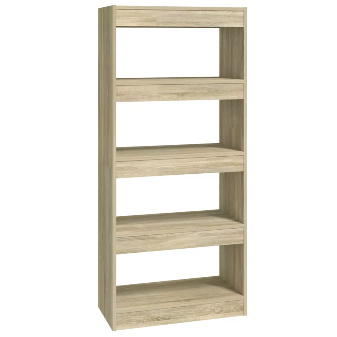 Vidaxl Bücherregal/raumteiler Sonoma-eiche 60x30x135 Cm Holzwerkstoff günstig online kaufen