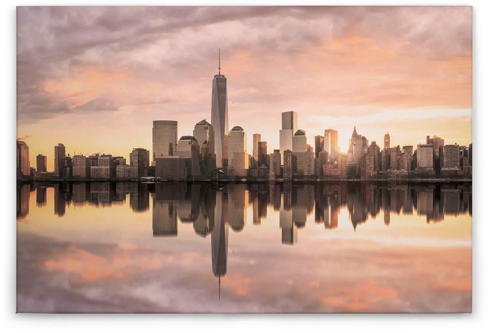 A.S. Création Leinwandbild "Skyline NY", New York, (1 St.), Skyline Bild Ke günstig online kaufen