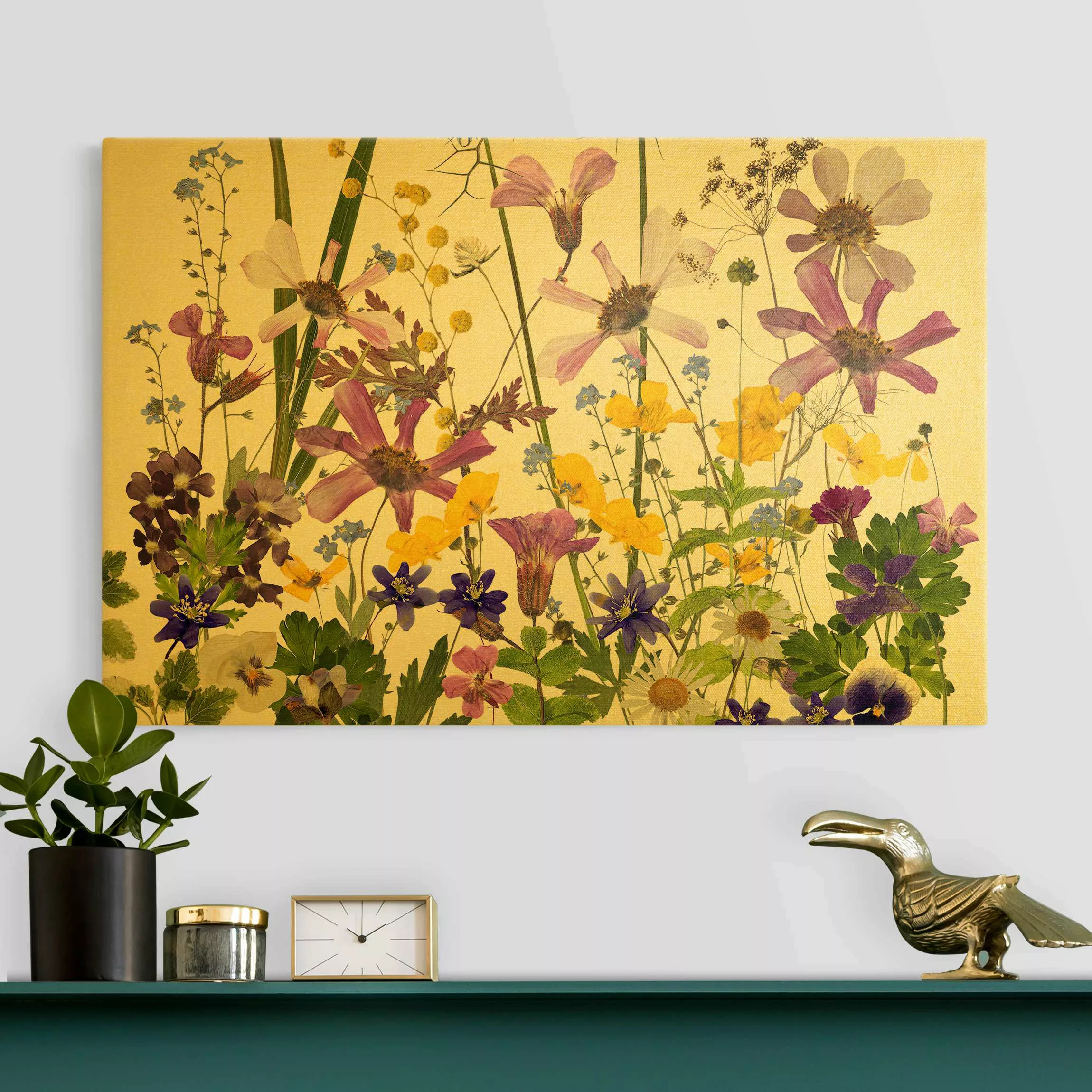 Leinwandbild Duftende Blumenwiese günstig online kaufen