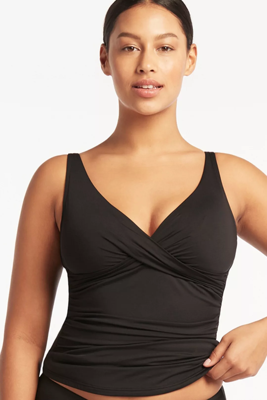 Sea Level Tankini-Top ohne Bügel ECO Essentials 40A-E schwarz günstig online kaufen