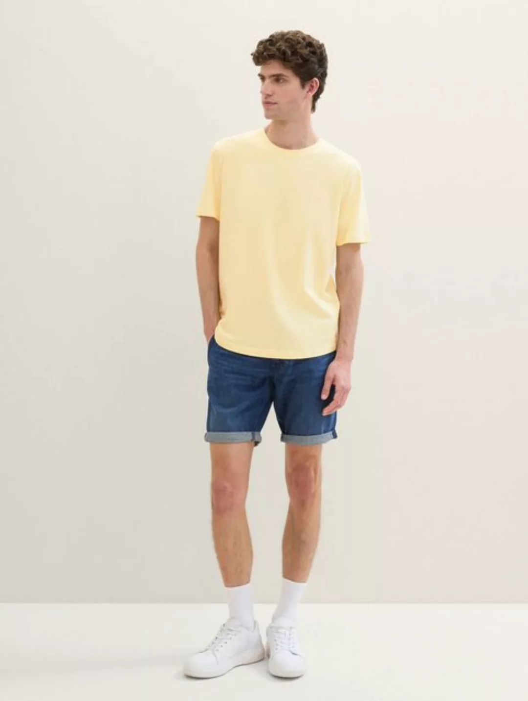 TOM TAILOR Denim Jeansshorts mit authentischer Waschung günstig online kaufen