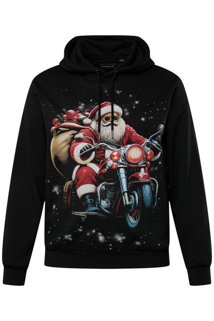 Men Plus Sweatshirt Men+ Hoodie XMAS-Print Kapuze bis 8 XL günstig online kaufen