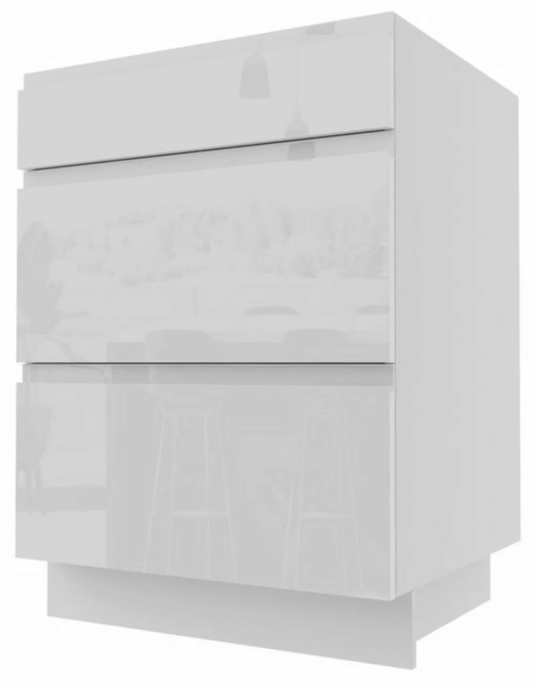 Feldmann-Wohnen Unterschrank Florence (Florence, 1-St) 60cm Front- & Korpus günstig online kaufen