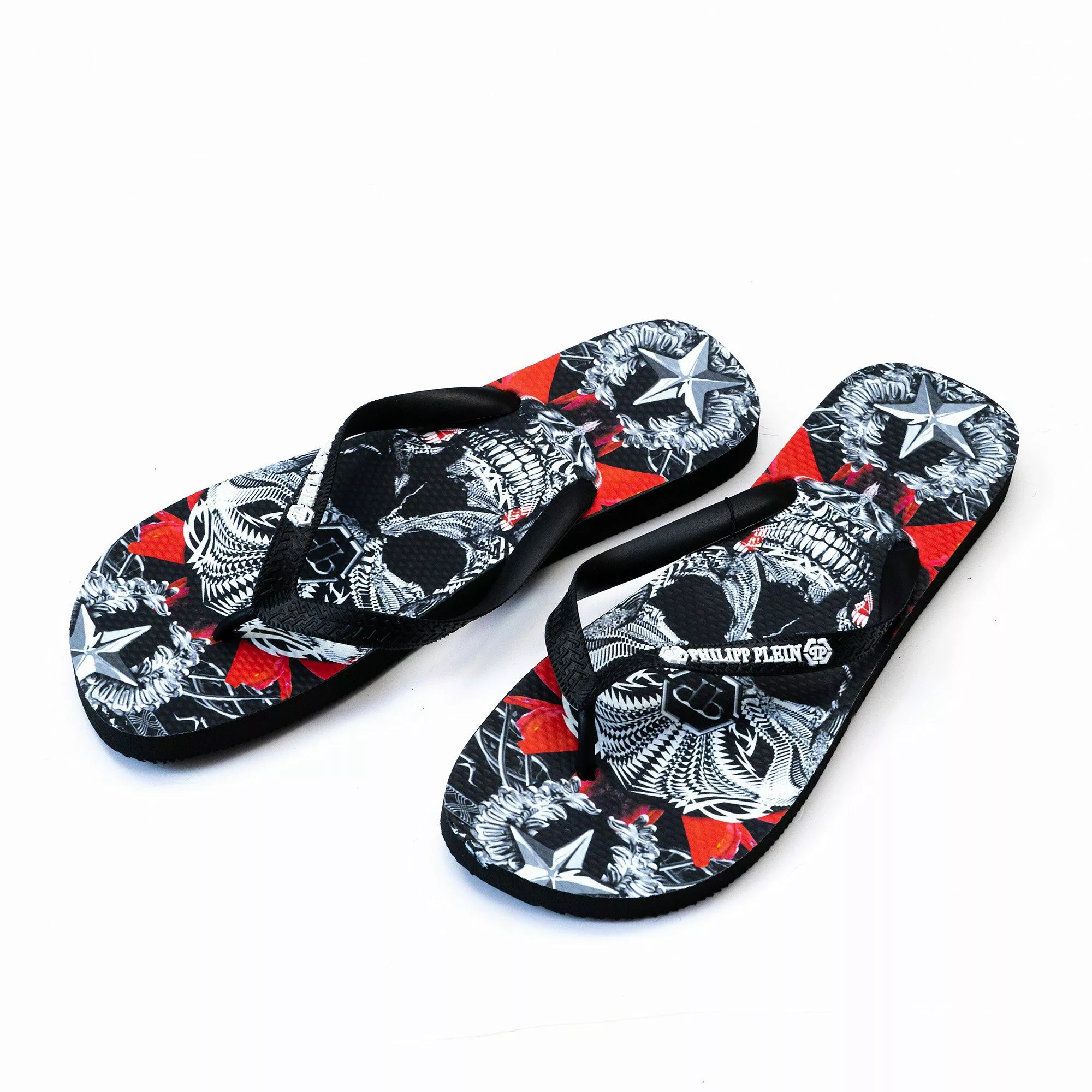 PHILIPP PLEIN IMPS900 Zehentrenner Schwarz, inklusive günstig online kaufen