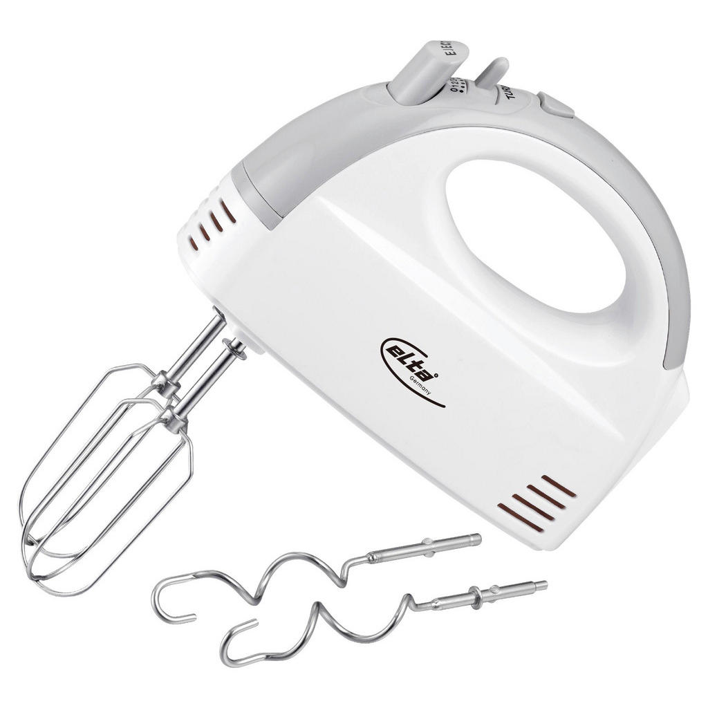 Elta Handmixer weiß Edelstahl Kunststoff B/H/L: ca. 19,8x14,5x7,7 cm günstig online kaufen