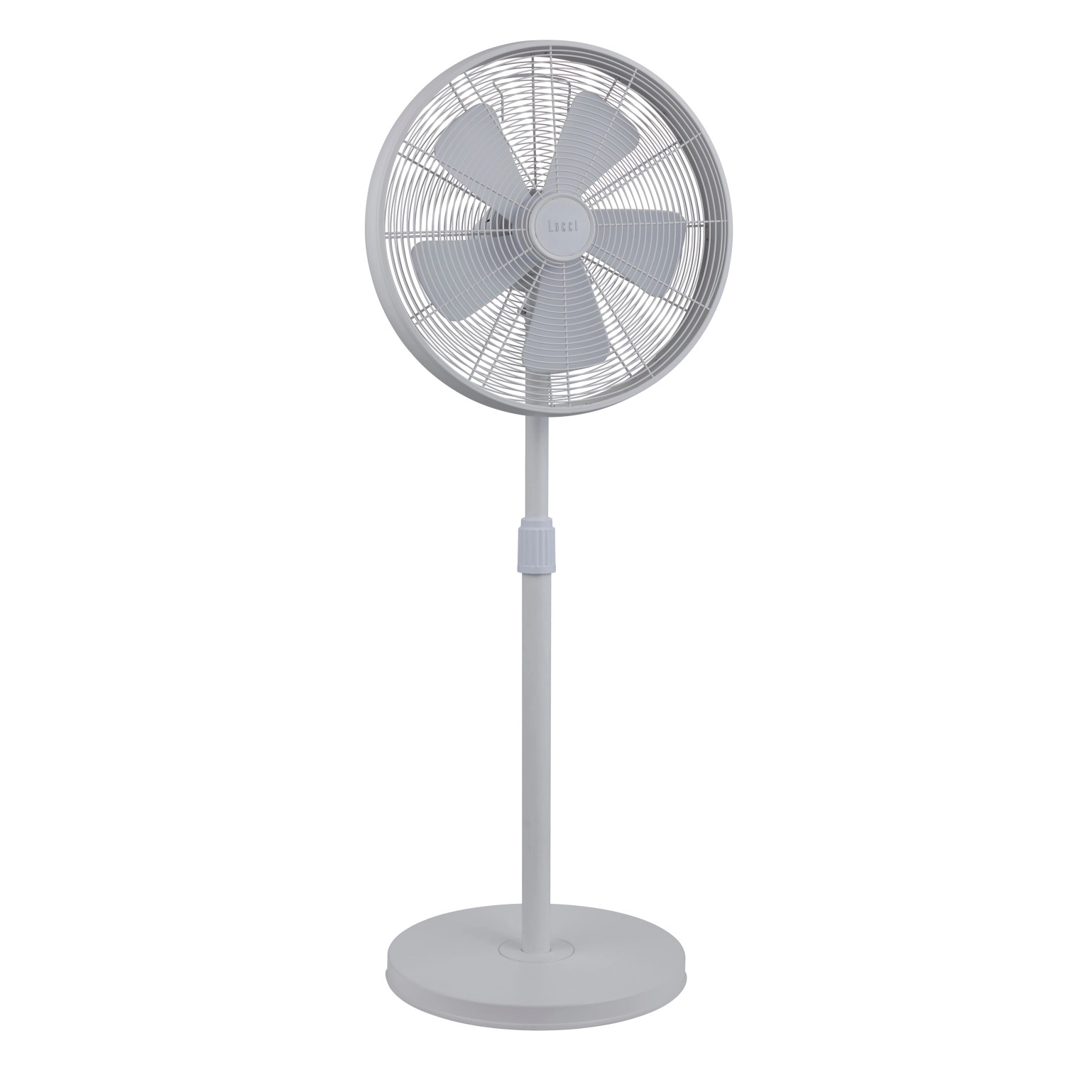 Lucci Air Retro Design Standventilator Breeze Pedestal Weiß günstig online kaufen