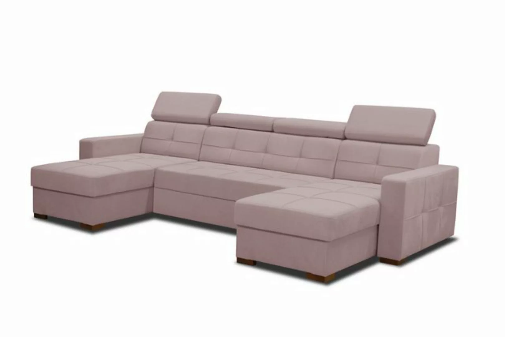 Beautysofa Ecksofa Moderne, bequeme Ecke mit verstellbaren Kopfstützen Luka günstig online kaufen