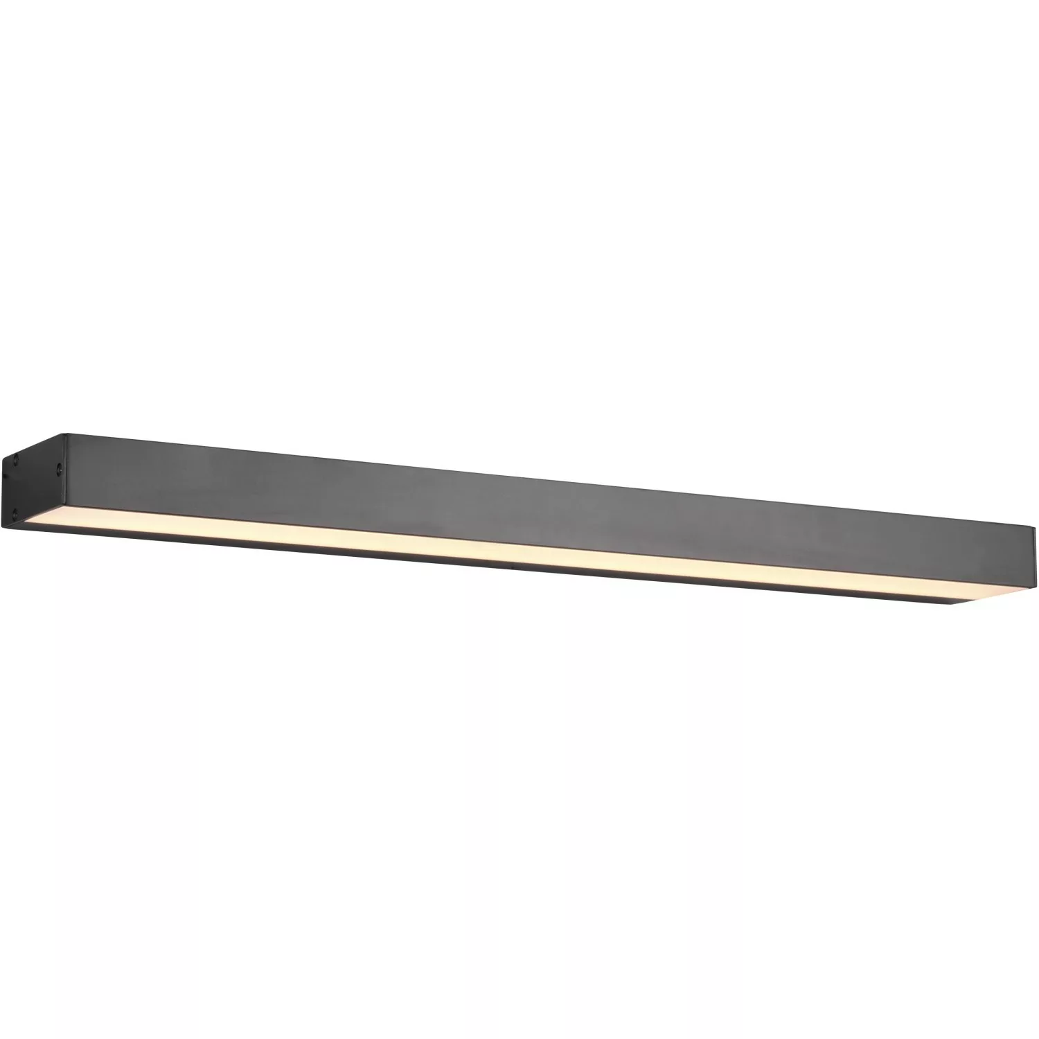 Trio LED-Wandleuchte Rocco 36 mm x 600 mm x 80 mm Schwarz Matt günstig online kaufen