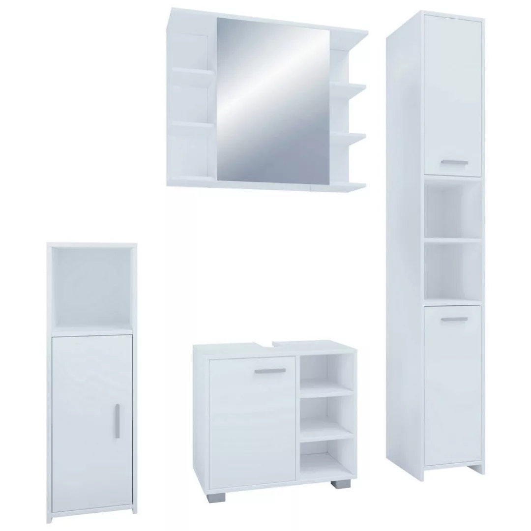 Badezimmer-Set Zalo weiß B/H/T: ca. 60x55x30 cm günstig online kaufen