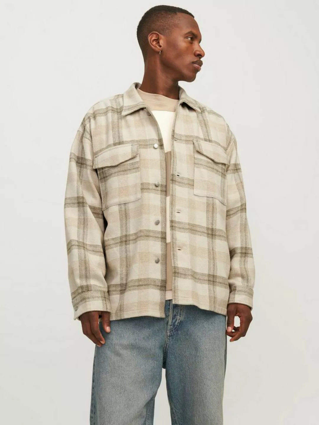 Jack & Jones Langarmhemd JORVESTERBRO CHECK OVERSHIRT LS SN günstig online kaufen