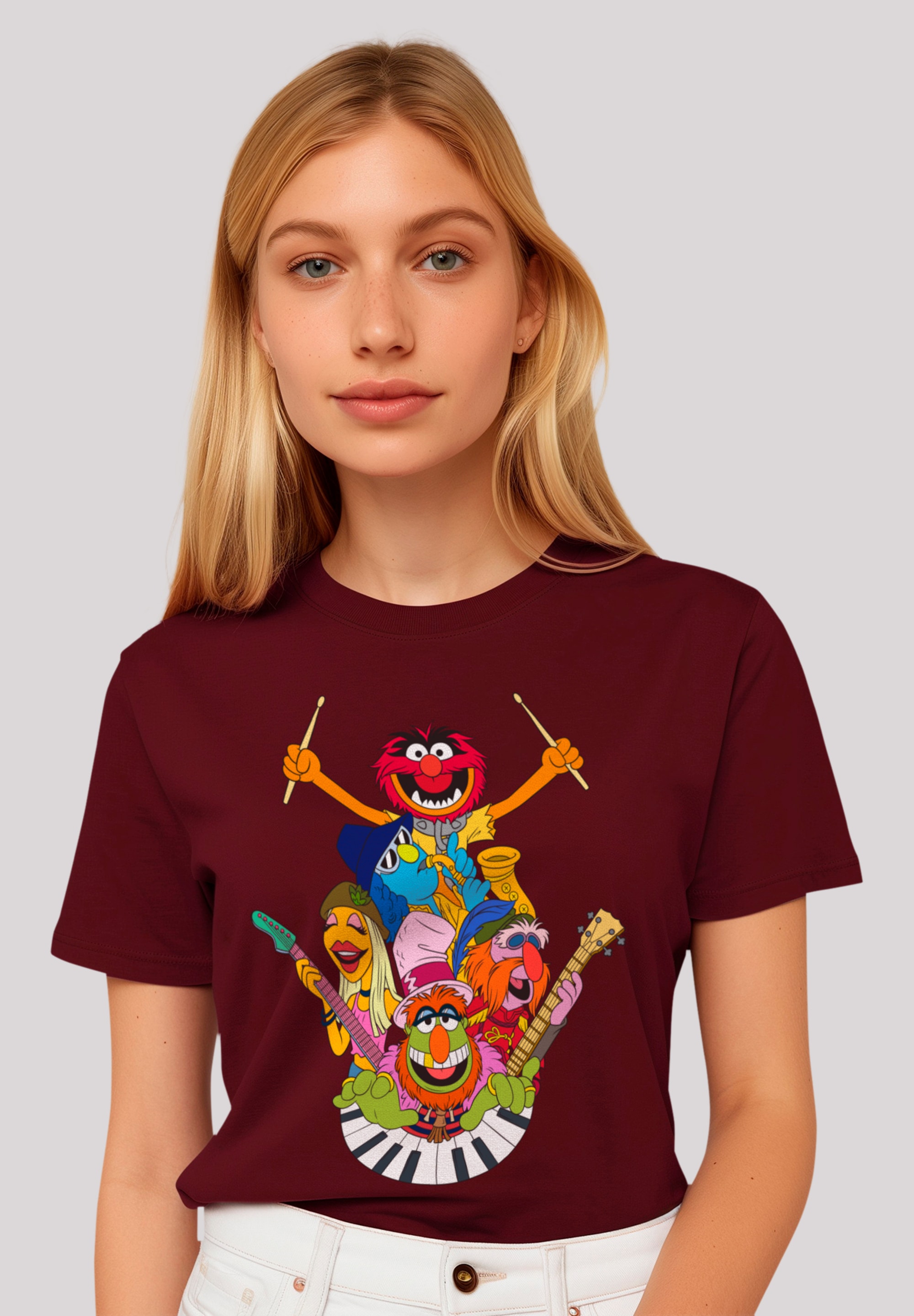 F4NT4STIC T-Shirt "Disney Muppets Dr. Teeth and The Electric Mayhem", Premi günstig online kaufen