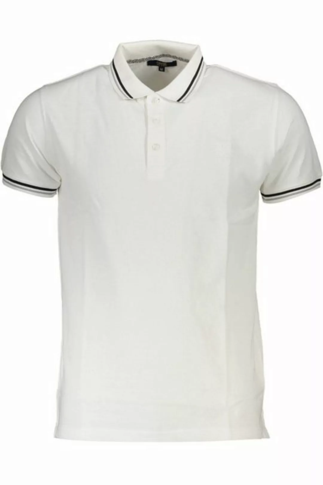 Cavalli Class Poloshirt Elegantes Herren-Polohemd: Weiß, Kurzarm günstig online kaufen