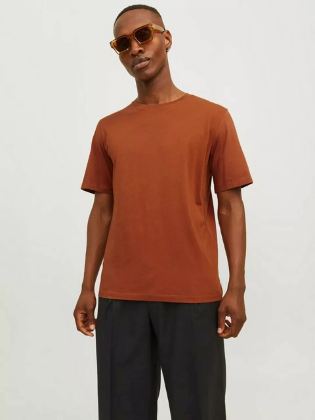 Jack & Jones Rundhalsshirt JJEORGANIC BASIC TEE SS O-NECK NOOS mit Rundhals günstig online kaufen