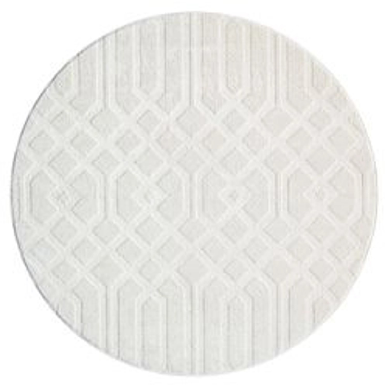 payé Teppich Esso 38 Hochflor Rund 200x200 cm Cream günstig online kaufen