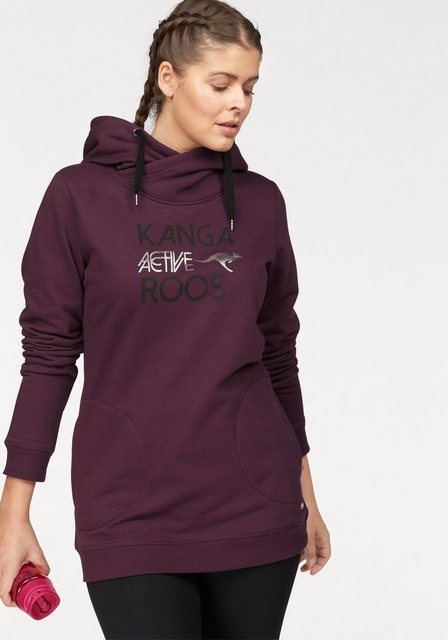 KangaROOS Sweatshirt, lange Ärmel, figurumspielende Passform günstig online kaufen