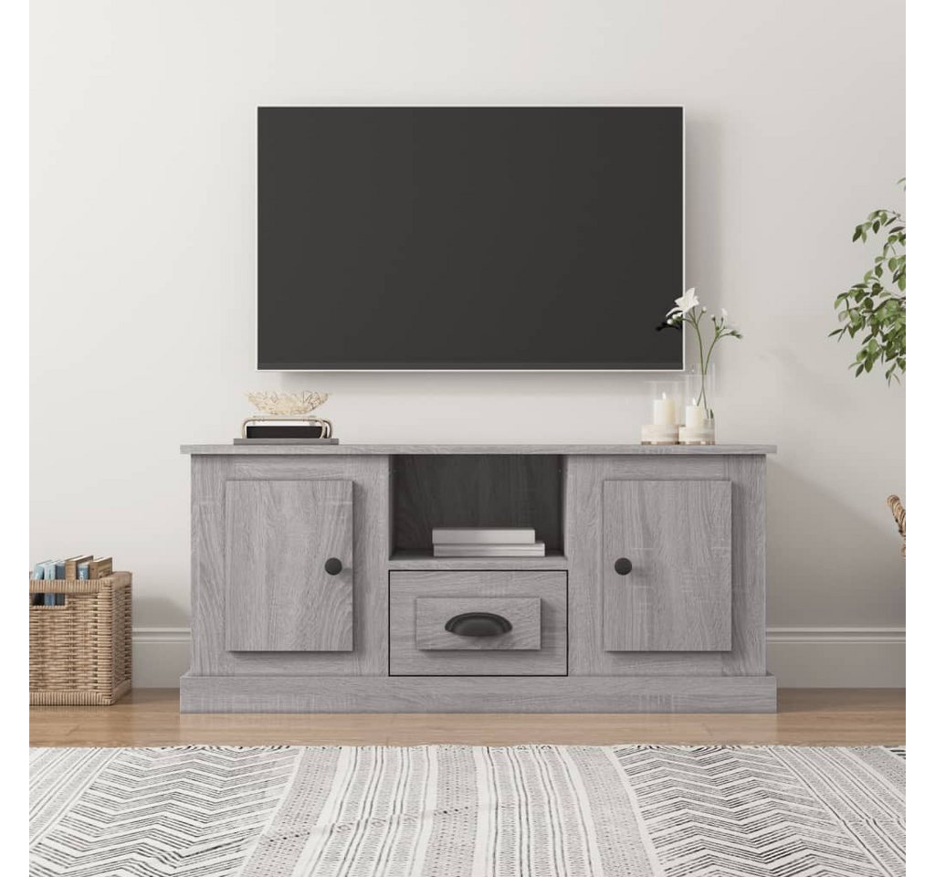 vidaXL TV-Schrank TV-Schrank Grau Sonoma 100x35,5x45 cm Spanplatte günstig online kaufen