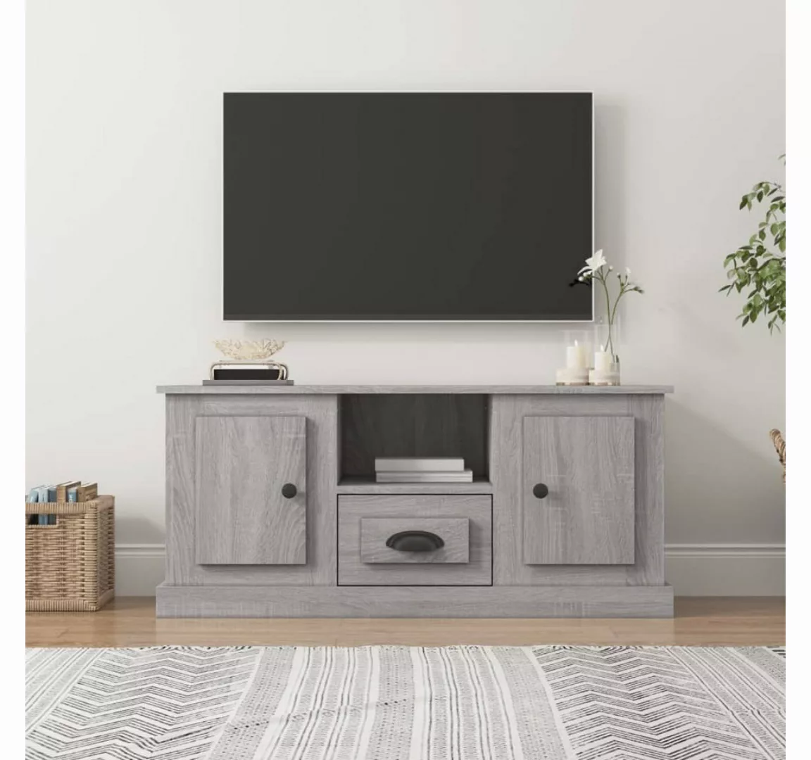 vidaXL TV-Schrank TV-Schrank Grau Sonoma 100x35,5x45 cm Spanplatte günstig online kaufen