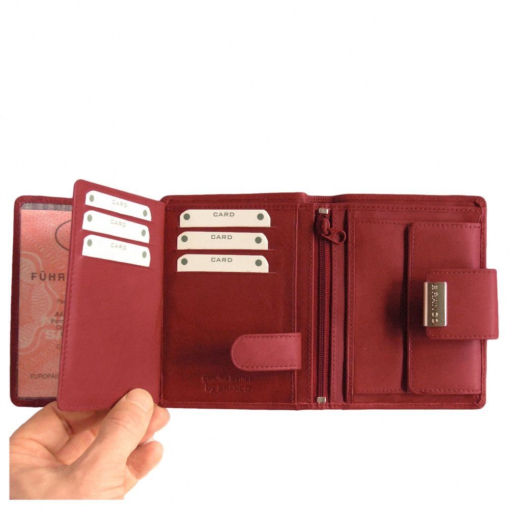 BRANCO Geldbörse Große Damen-Geldbörse / Portemonnaie, günstig online kaufen