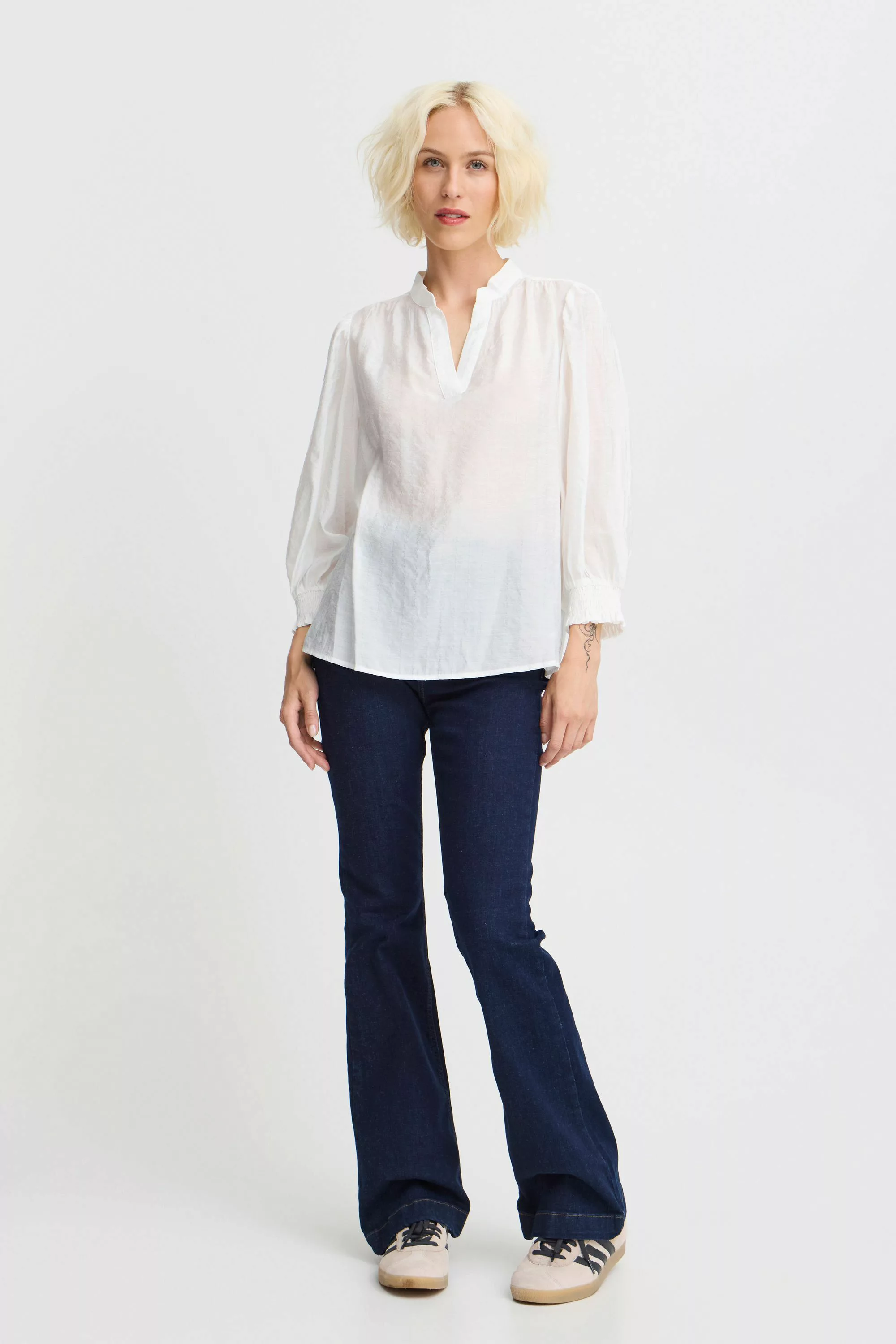 Pulz Jeans Kurzarmbluse "Kurzarmbluse PZMIRA Blouse" günstig online kaufen