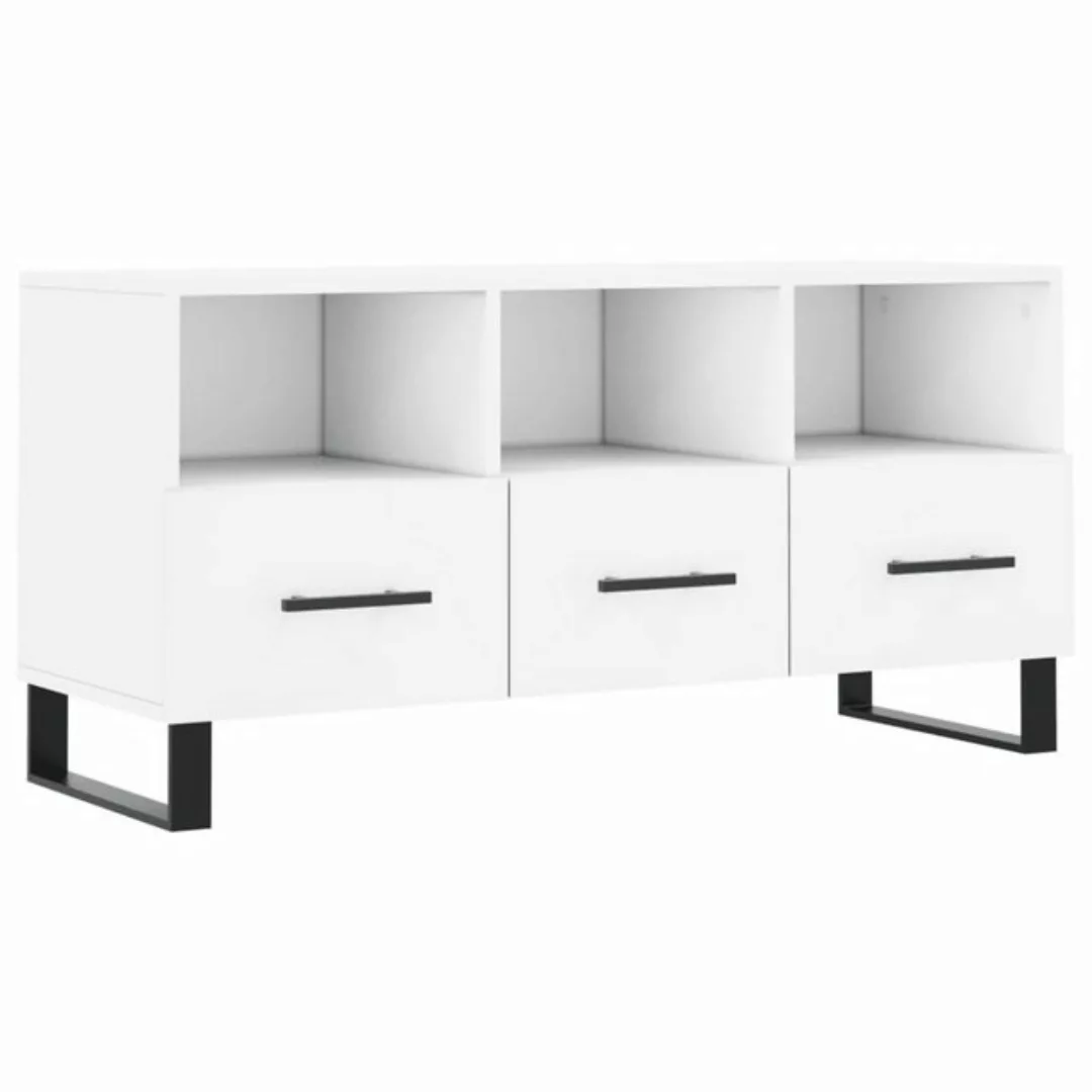 vidaXL TV-Schrank TV-Schrank Weiß 102x36x50 cm Spanplatte günstig online kaufen