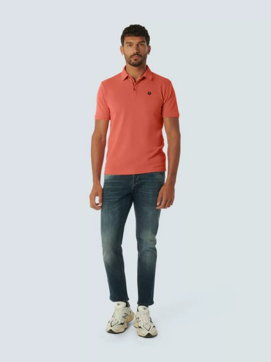 NO EXCESS Poloshirt Polo Pique Garment Dyed günstig online kaufen