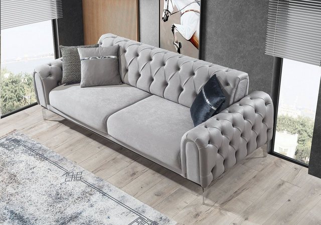 Villa Möbel Sofa London, 1 Stk. 2-Sitzer, mit Relax-/Bettfunktion durch umk günstig online kaufen