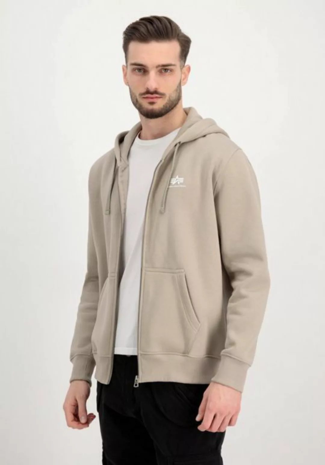 Alpha Industries Hoodie ALPHA INDUSTRIES Men - Hoodies Basic Zip Hoody SL günstig online kaufen