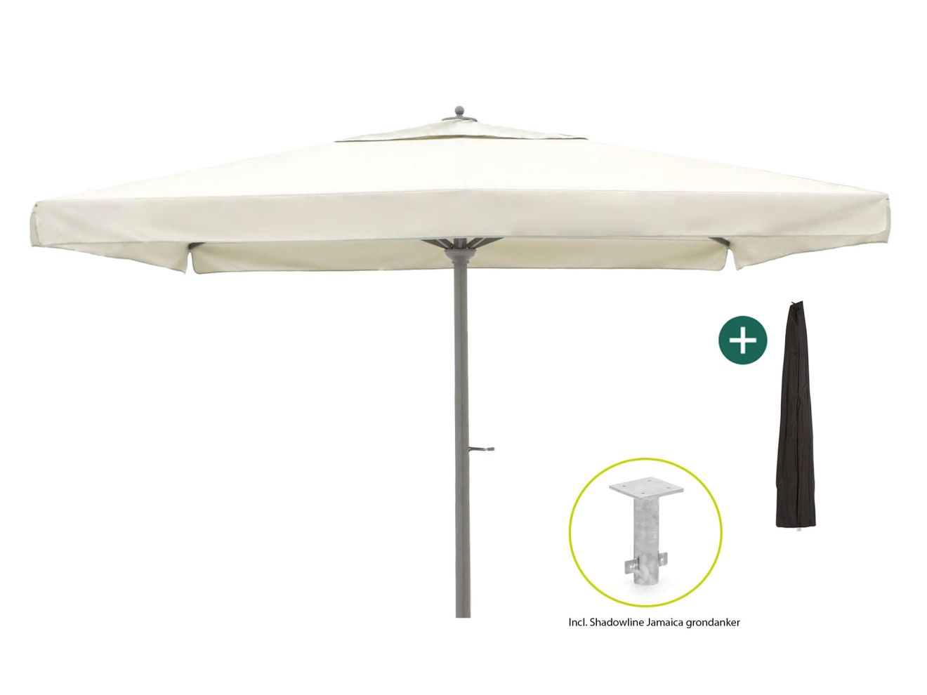 Shadowline Java Sonnenschirm 450x450 cm günstig online kaufen