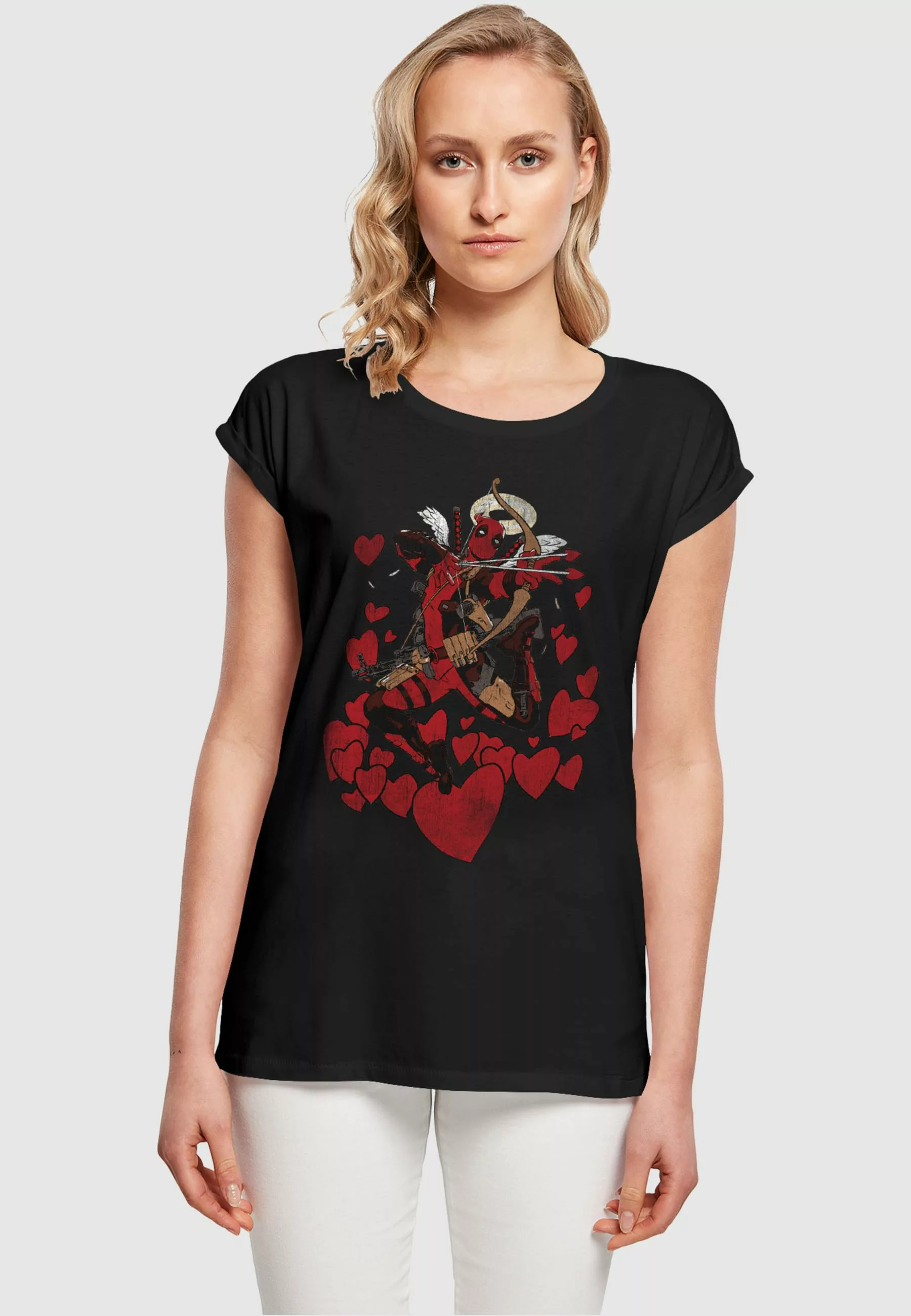 ABSOLUTE CULT T-Shirt "ABSOLUTE CULT Damen Ladies Deadpool - Love Angel T-S günstig online kaufen