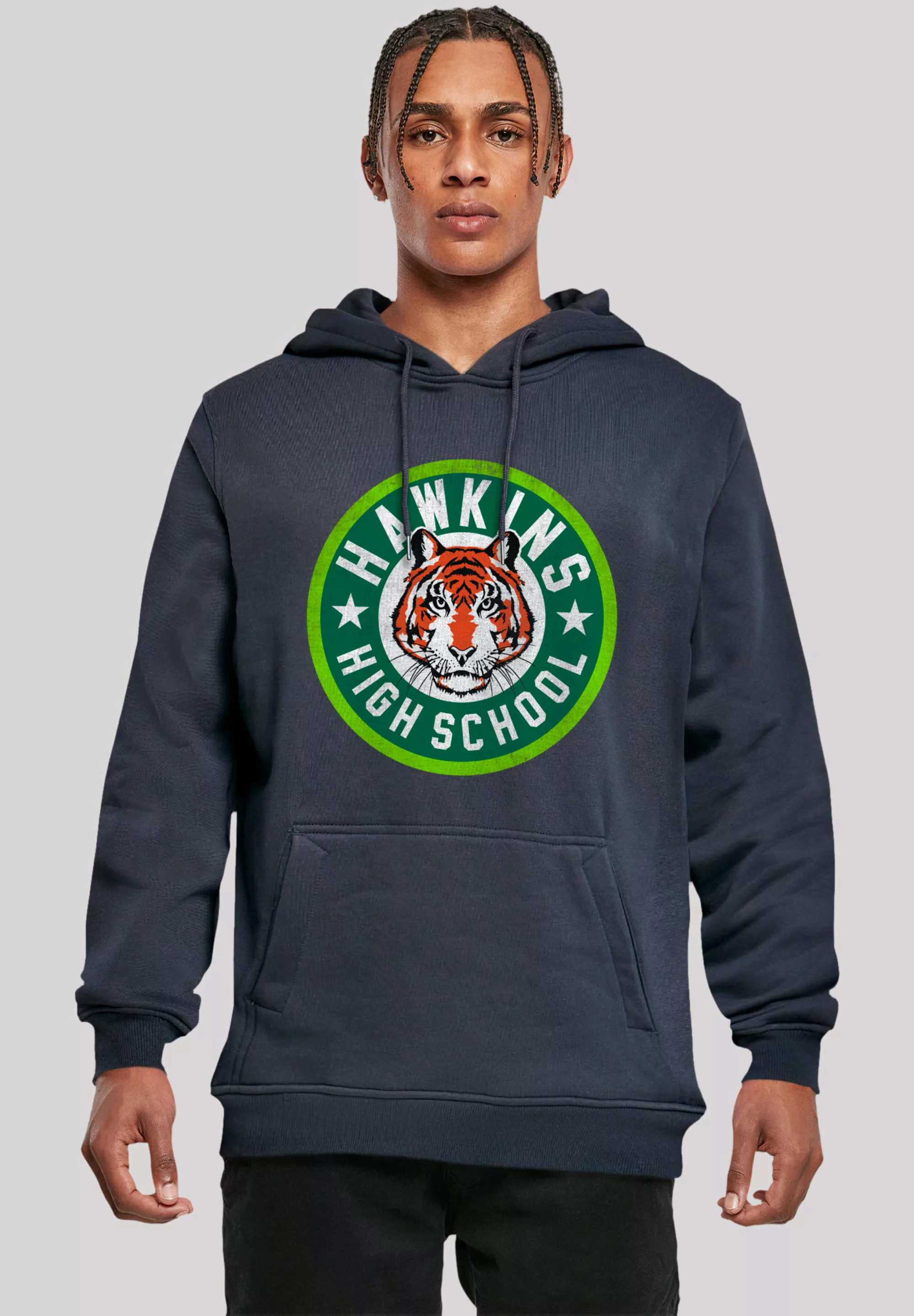 F4NT4STIC Kapuzenpullover "Stranger Things Hawkins Tiger Circle Netflix", P günstig online kaufen