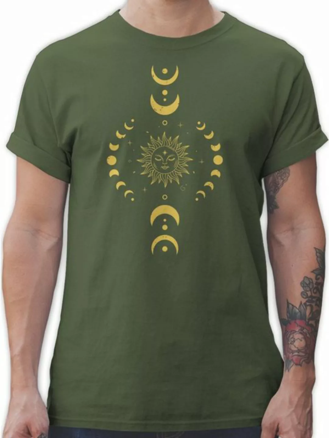 Shirtracer T-Shirt Yoga Namaste Mandala Chakra Yoga günstig online kaufen