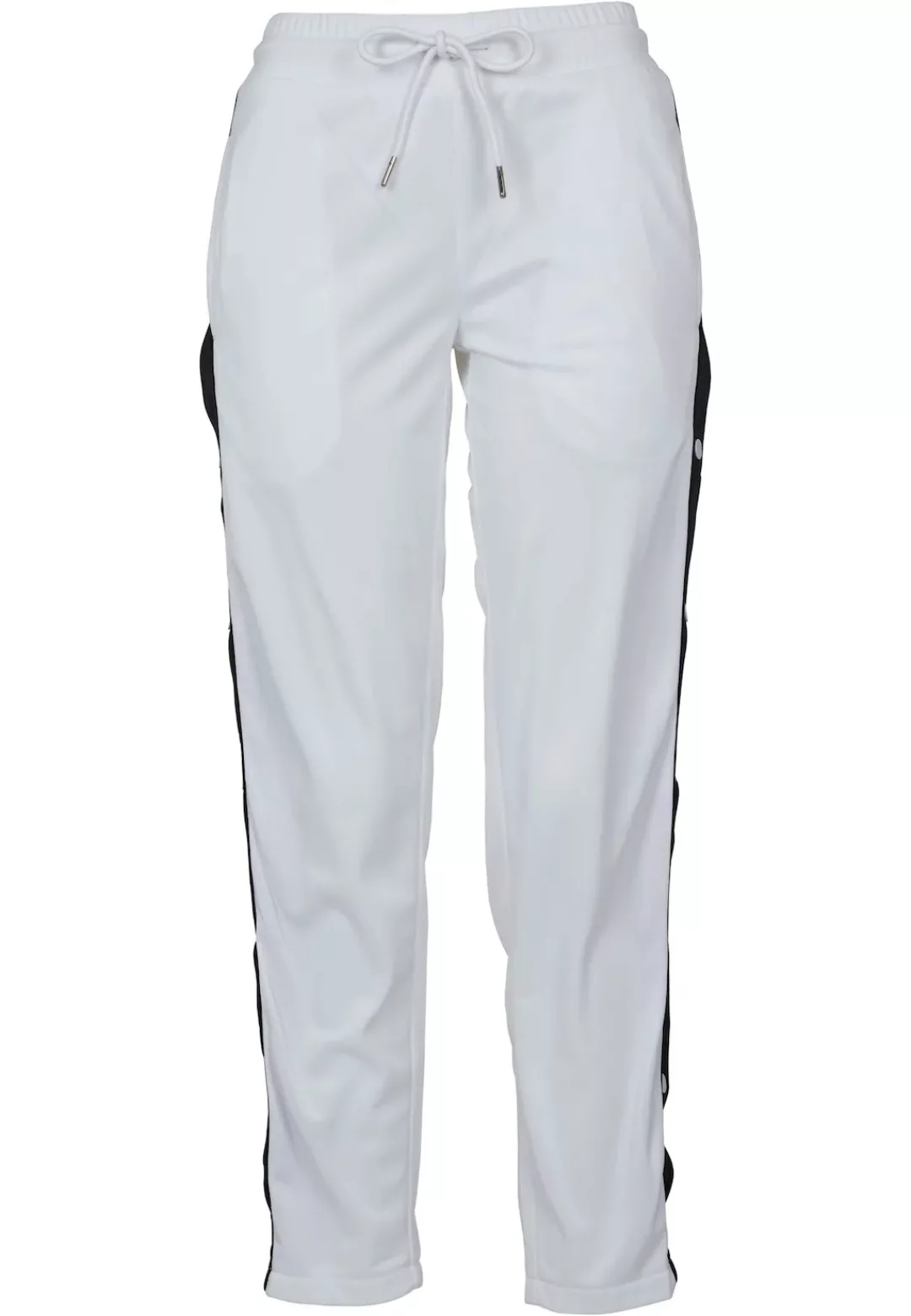 URBAN CLASSICS Stoffhose "Urban Classics Damen Ladies Button Up Track Pants günstig online kaufen