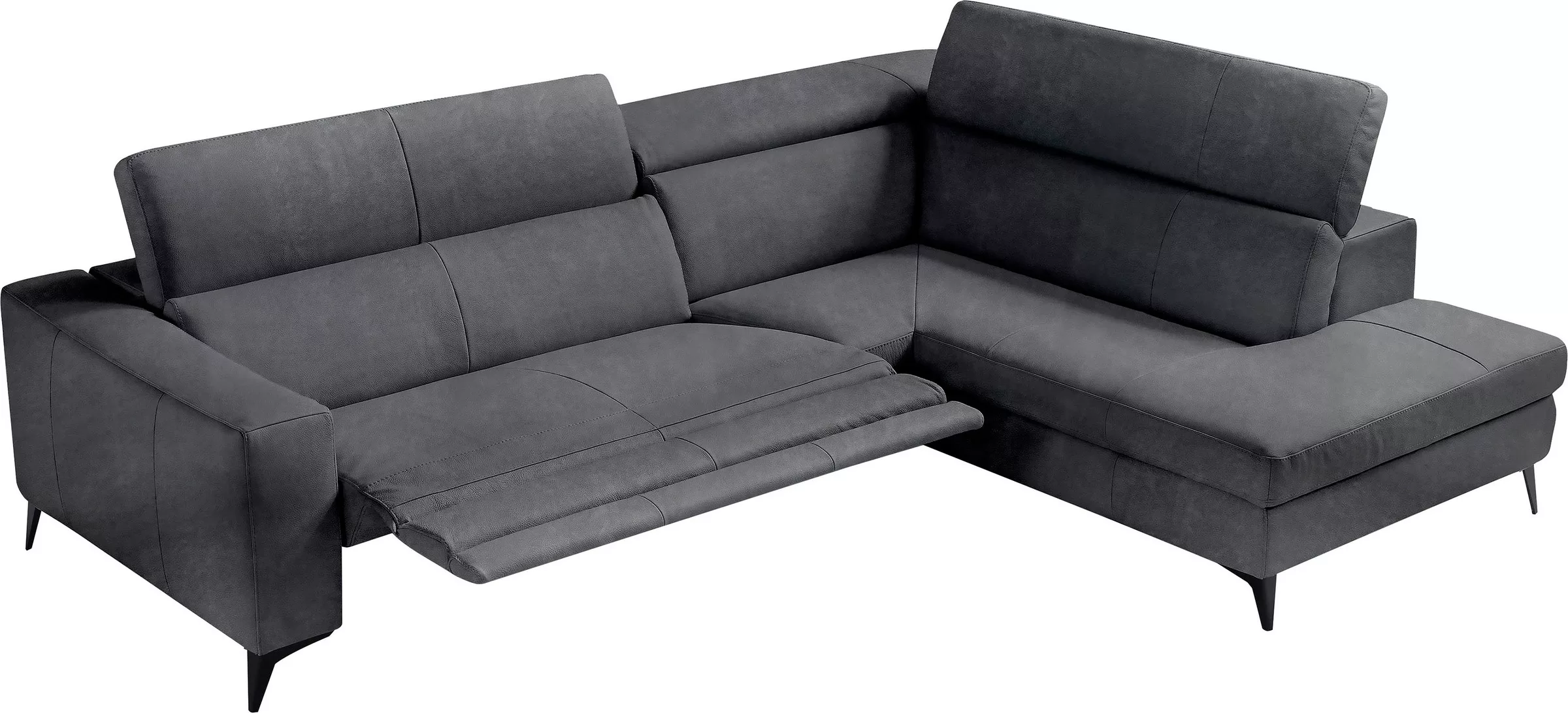Egoitaliano Ecksofa »Edith, Designsofa mit hohem Sitzkomfort, L-Form«, inkl günstig online kaufen